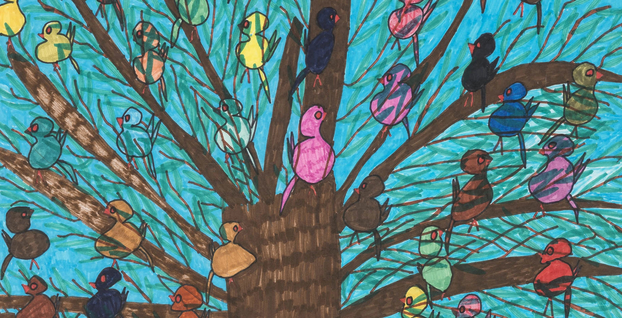 Baum mit Vögel