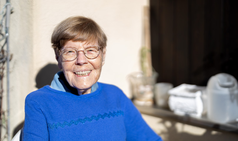 Ein Portraitfoto von Edith Maurer