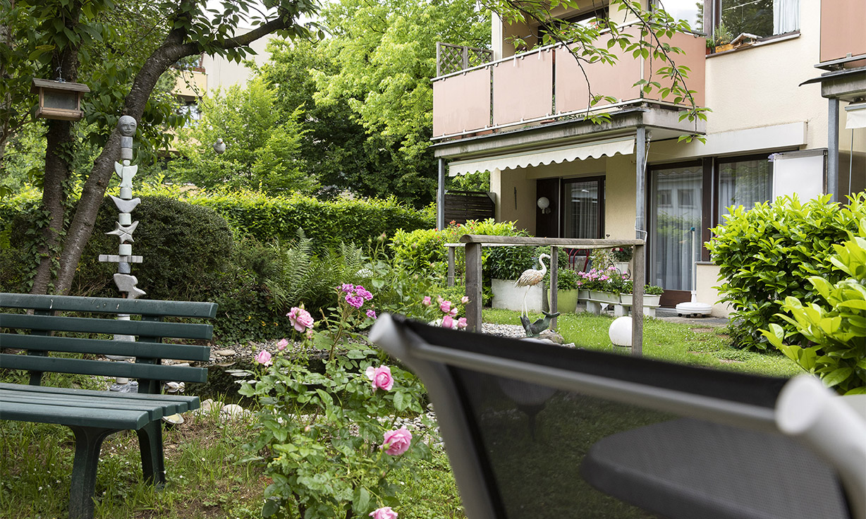 Der Garten blüht im Basler Dybli