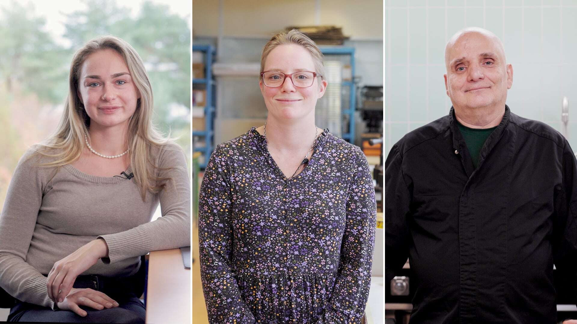 Menschen mitten unter uns erzählen über Ausbildung und Arbeit.