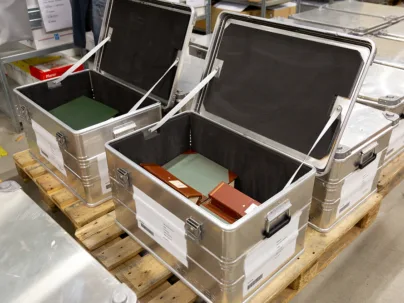 Sicher verpackt für den Transport